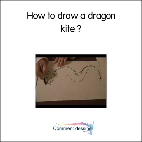 How to draw a dragon kite